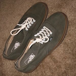 Green Low-Top Vans